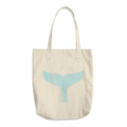 Gray Whale Market Tote Bag