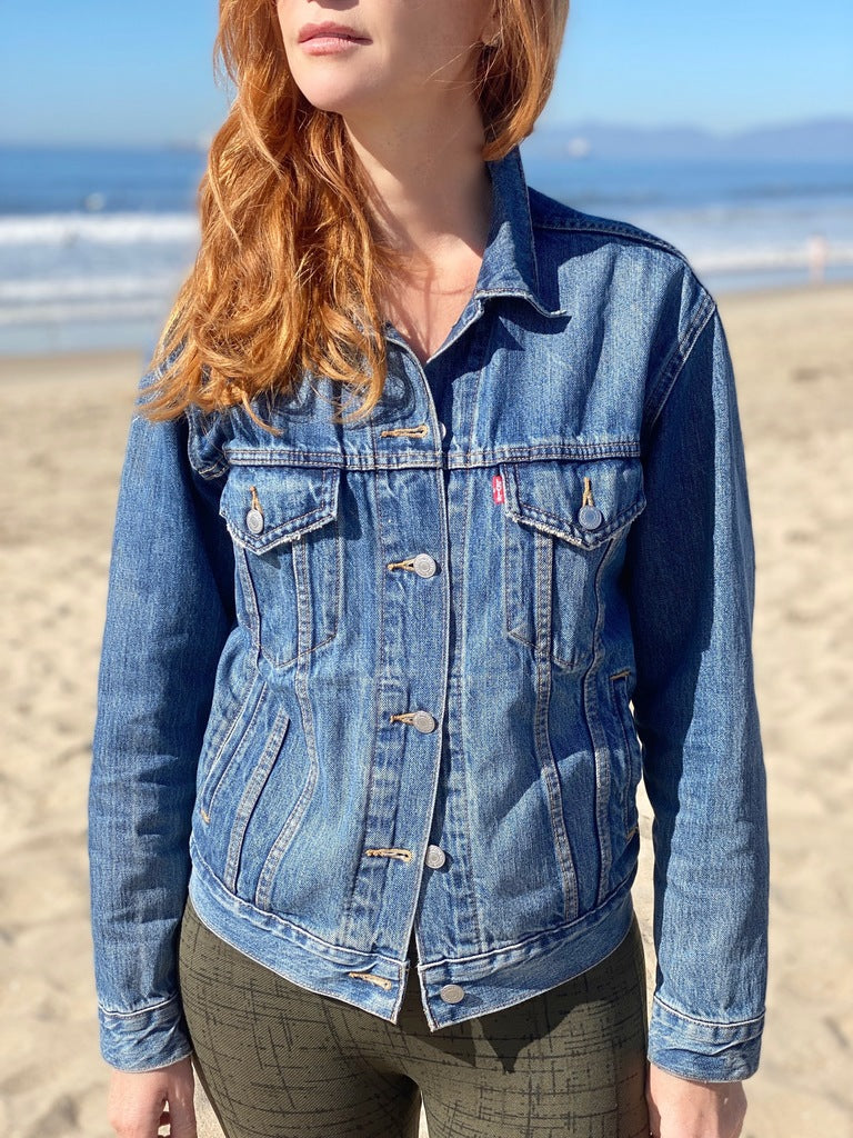 Gray Whale Gin Levi's Custom Trucker Jacket