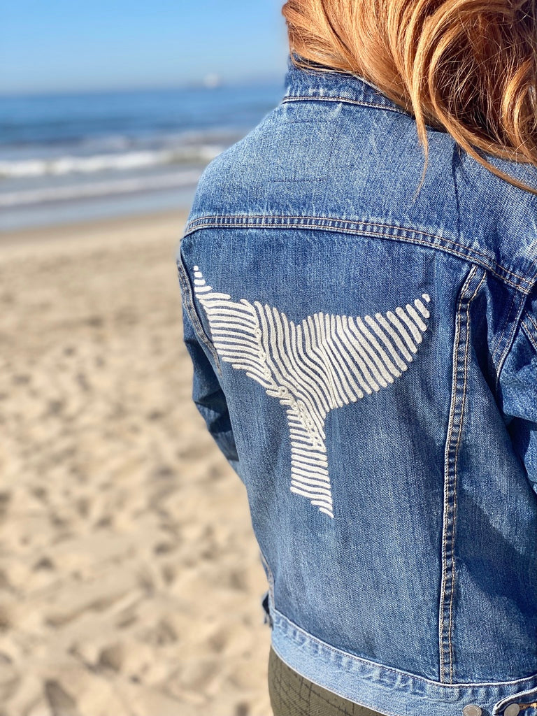 Gray Whale Gin Levi's Custom Trucker Jacket