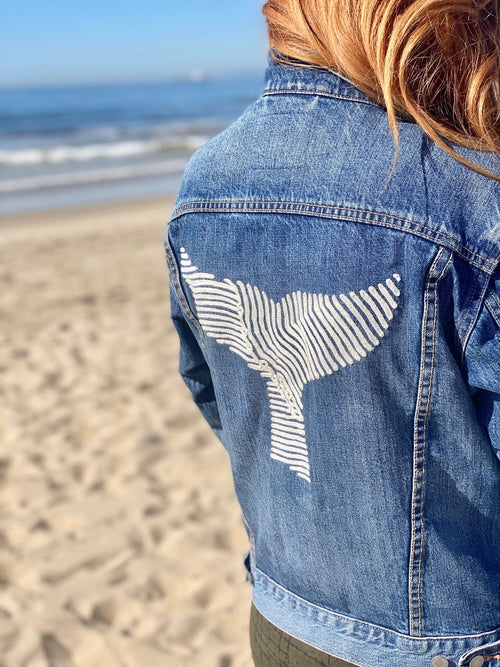 Gray Whale Gin Levi's Custom Trucker Jacket